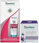 Himalaya Herbals Revitalizing Night Cream, 50ml And Himalaya Herbals Under Eye Cream, 15ml