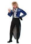 Fun Costumes Adult Deluxe Jareth Costume Labyrinth Cosplay Goblin King Costume Large Black