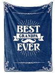 INNObeta Gifts for Grandpa, Throw Blanket for Grandfather, Presents from Granddaughters Grandsons for Christmas, Birthday, Father's Day - 50" x 65" Best Grandpa Ever