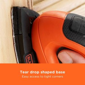 BLACK+DECKER Mouse Detail Sander 55W – Compact Handheld Electric Tool