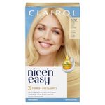 Clairol Nice'n Easy Permanent Hair Dye, SB2 Ultra Light Cool Summer Blonde Hair Color, 1 Count