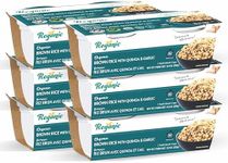 Reganic Organic Brown Rice with Quinoa & Garlic, 2 Individual Cups, Pack of 6, 8.8 oz