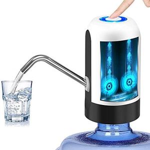 Water Bottle Pump, USB Charging Automatic Drinking Water Pump Portable Electric Water Dispenser Water Bottle Switch for Universal 5 Gallon Bottle