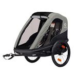 HAMAX Avenida One Child Bike Trailer: Olive Green Single