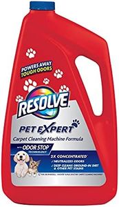 Resolve Carpet Cleaner for Steam Machines, Safe for Bissell, Hoover & Rug Doctor, Carpet Cleaner Solution, Pet Stain and Odor Remover, 48 Fl Oz