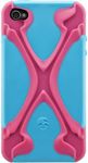 SwitchEasy SW-REBX4S-PB CapsuleRebelX Hybrid Case for iPhone 4 & 4S - 1 Pack - Retail Packaging - MagentaxCyan