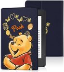 Trendy Fun Case for Kindle 11th 6" 2022 Generation Cute Cartoon Bear Character Kawaii Girls Kids Boys Cool Folio Cover for Amazon Kindle 11th Generation C2V2L3, 6inch E Reader Case,Weini