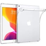 Vultic Clear Bumper Case for iPad 2/3/4 [Oldest Models], Shockproof [Reinforced Corners] Soft Slim Fit TPU Lightweight Transparent Cover