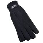 Thinsulate Childrens 3M Knitted Heavy Quality Gloves GL064A Black 8-9