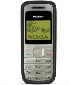 Nokia Téléphone Portable 1200 Noir (Organiseur, 3 Jeux)