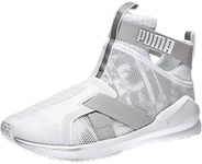 PUMA Fierce Strap Swan WN's Unisex Adult Synthetic High-top, White, 3.5 UK