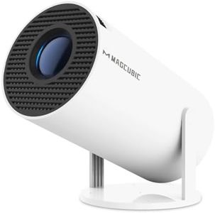 Mini Videoprojecteur 4K Supportée Android 11, Mini Projecteur 5G WiFi 6 BT 5.0 720P Full HD Native, Videoprojecteur Portable Correction Trapézoïdale Horizontale Automatique Rotatif à 180°