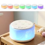 Baybee 3 in 1 White Noise Sound Machine for Baby with Night Light | Rechargeable White Noise Machine for Adults, Kids with 34 Soothing Sounds & Auto-Off Timer| Portable Baby Sleep Soother Home Travel