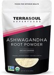 Terrasoul Superfoods Organic Ashwagandha Root Powder, 1 Lb - Stress Adaptogen | May Improve Sleep | Lab-Tested for Quality