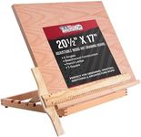 U.S. Art Supply Large 20-1/2" x 17" Adjustable Wood Art Drawing Board - 5 Angles, Beechwood Construction, Pencil Ledge & T-Square - Perfect for Designing, Drafting, Sketching & Architecture Work