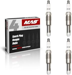 MAS Set of 4 Iridium Spark Plugs SP546 sp515 Compatible with Expedition F150 F250 F350 F450 F550 F53 Super Duty Mark LT Navigator 5.4L V8 6.8L V10 Replacement for PZT14F PZT2F