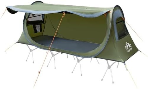 Night Cat Pop-up Camping Tent: 1 Person Tent Waterproof Instant Easy Setup Tunnel Tent Fits with Camping Cot (Excluded)