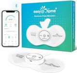 Easy@Home Wireless TENS Unit with APP Remote Control: Back Pain Relief Muscle Stimulator Massager | Powered by MyPainOff App iOS & Android App | Pain Therapy Management EHE015BLE