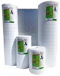 SmartSHIELD -3mm 16"x50ft Reflective Insulation roll, Foam Core Radiant Barrier, Thermal Insulation Shield - Engineered Foil/White Film