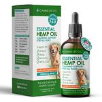 Canine Life Co.® Hemp Oil For Dogs 60ml, 60,000mg - Dog Calming Supplement - Dog Calming Drops - Omega 3,6,9 For Dogs - Supports & Maintains Healthy Joints - Made In The UK (1 Pot 60ml)