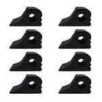 ALP Heavy Duty Wheel Chock Wheel Stopper Movable Solid EPDM Rubber for Prevents Vehicles from Rolling During Maintenance or Storage Rubber Wheel Chock (Wheel Chock Small- 8)