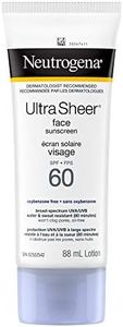 Neutrogena Suncare Neutrogena ultra Sheer Face Sunscreen Spf 60, Non-Greasy, Lightweight, 88 ml