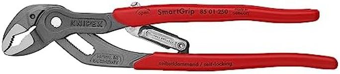 KNIPEX Tools - Auto Adjusting Water Pump Pliers (8501250US), 10 inches, Red