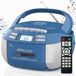 Greadio Boombox CD Player Cassette 