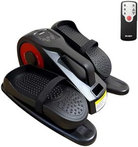 DEMERGY® Mini Elliptique Électrique Portable – Pédalier Elliptique avec Écran LED et Télécommande, 20 Niveaux de Vitesse – Entraîneur de Jambes pour Maison et Bureau, Idéal pour Seniors et Rééducation