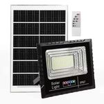 GlowBase 100W LED Solar Flood Light, Outdoor Waterproof, for Home Garden Wall Compound Entrance, Automatic Lamp with Remote Control