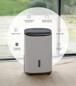 MeacoDry Arete One 10L Dehumidifier – Compact Home Moisture Removal
