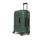 uppercase Bullet (Medium) 66 Cms, Check-In Trolley Bag, Hardsided Luggage Anti-Scratch 8 Wheel Luggage, Tsa Lock & Anti-Theft Zippers, Suitcase For Men & Women, 2000 Days Warranty (Green, Spinner)