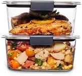 Rubbermaid Brilliance BPA Free Food Storage Containers with Lids