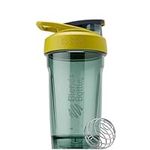 BlenderBottle Strada Shaker Cup Perfect for Protein Shakes and Pre Workout, 24-Ounce, Yellow