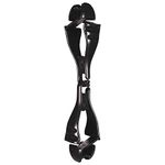 Ergodyne Squids 3400 Glove Clip Holder with Dual Clips, Black