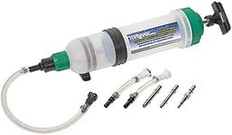 Mityvac MVA6853 1.5 Liter Fuel Primer/Fluid Extractor for Priming Diesel Fuel Systems or Evacuating Oil, Brake, Transmission and Coolant Fluids, Syringe Style, Compact Design, Integrated Valve Cap