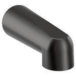 Moen 3829BL Non-Diverter 1/2-Inch CC Slip-Fit Tub Filler Spout, Matte Black