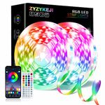 100ft Led Lights Strip for Bedroom,5050 RGB Led Strip Lights Music Sync Color Changing, Led Light Strip with Remote and App Control Led Strips, Led Lights for Room Home TV Party Decoration (30 M)