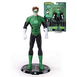 BendyFigs The Noble Collection DC Green Lantern - Officially Licensed 7.5in (19cm) DC Bendable Toy Posable Collectable Doll Figure With Stand - Gifts For Kids & Adults