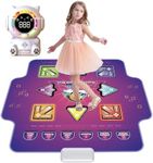 Mostop Dance Mat for Kids: Rechargeable Dance Mat with Cordless Bluetooth, Light Up Electronic Dance Pad Kids Toys Exercise Dancing Games, Ideal Christmas Birthday Toys for Children 3-12