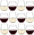 Libbey Stemless Wine Glasses Set of