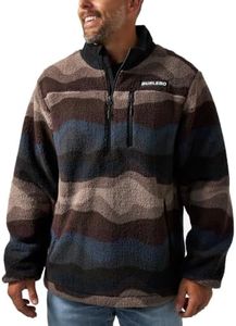 BURLEBO Sherpa Quarter Zip - Wave on Wave