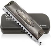 East top Chromatic Harmonica,12-Hole 48 Tones C Key Mouth Organ Forerunner Harmonica for Adult, Professionals, Students and Band Players