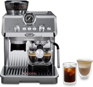 De'Longhi La Specialista Arte Evo Espresso Machine - Compact Cold Brew Coffee Maker with Grinder, Milk Steam Wand/Frother & Tamping Tools - Home Barista Kit for Lattes, Cappuccinos, Iced Coffee
