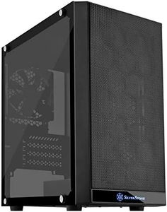 SilverStone Technology Micro-ATX Glass Computer Case PS15B-G