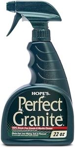 HOPE'S Perfect Granite & Marble Countertop Cleaner, Stain Remover and Polish, Streak-Free, Ammonia-Free, 22 Ounce, Pack of 1