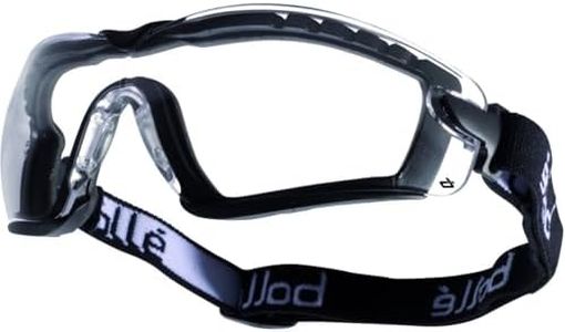 Bollé COBFSPSI Lunettes Cobra en polycarbonate avec verres anti-rayures et antibrouillard, transparent