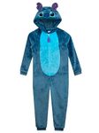 Disney Stitch Onesie | Lilo and Stitch Girls Onesie |Sitch Girls Pajamas | Blue 10