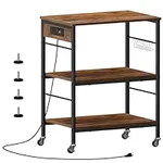 ETELI Bakers Rack with Power Outlet