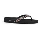 Skechers Womens Arch Fit Meditation Casual Slipper Vegan Synthetic Upper With Rhinestone Embellishments Black - 4 Uk (119403)